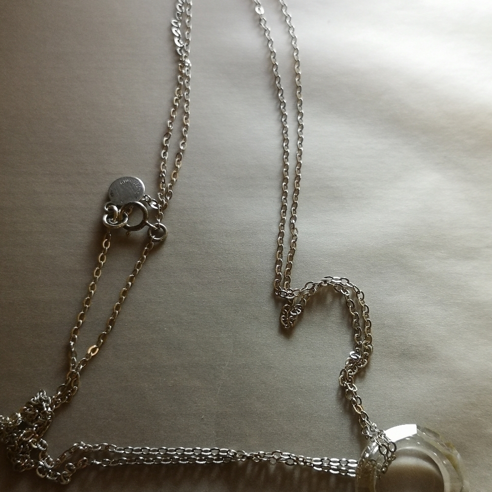 Swarovski Crystal 925  double strand necklace